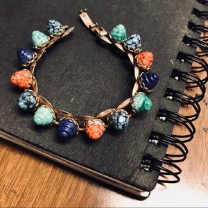 VINTAGE 🐝 Beehive Shaped Stone Bracelet